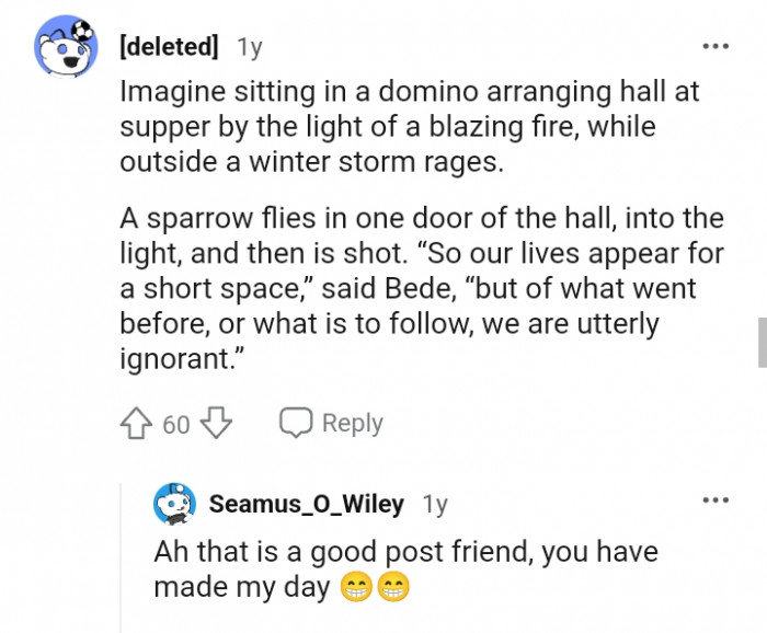 So our lives appears to be a short space