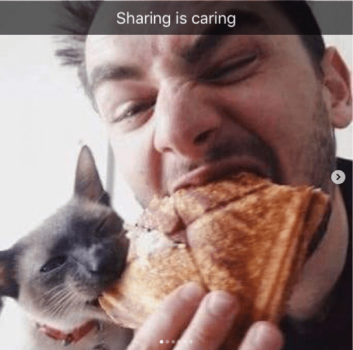 7. "Sharing is caring."