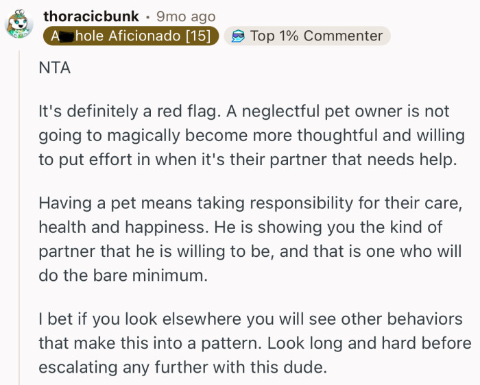 “Having a pet means taking responsibility for their care, health and happiness.”