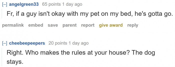 Some Redditors think that it should be the original poster who makes the rules in her own home.