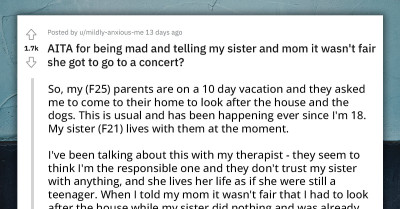 Redditor's Irresponsible Sister Leaves Her Alone To Inject Their Parent's Big Dog With Insulin