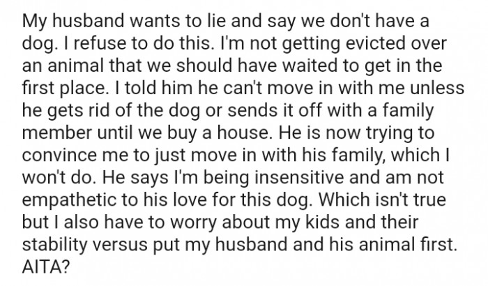 I have to worry about my kids and their stability