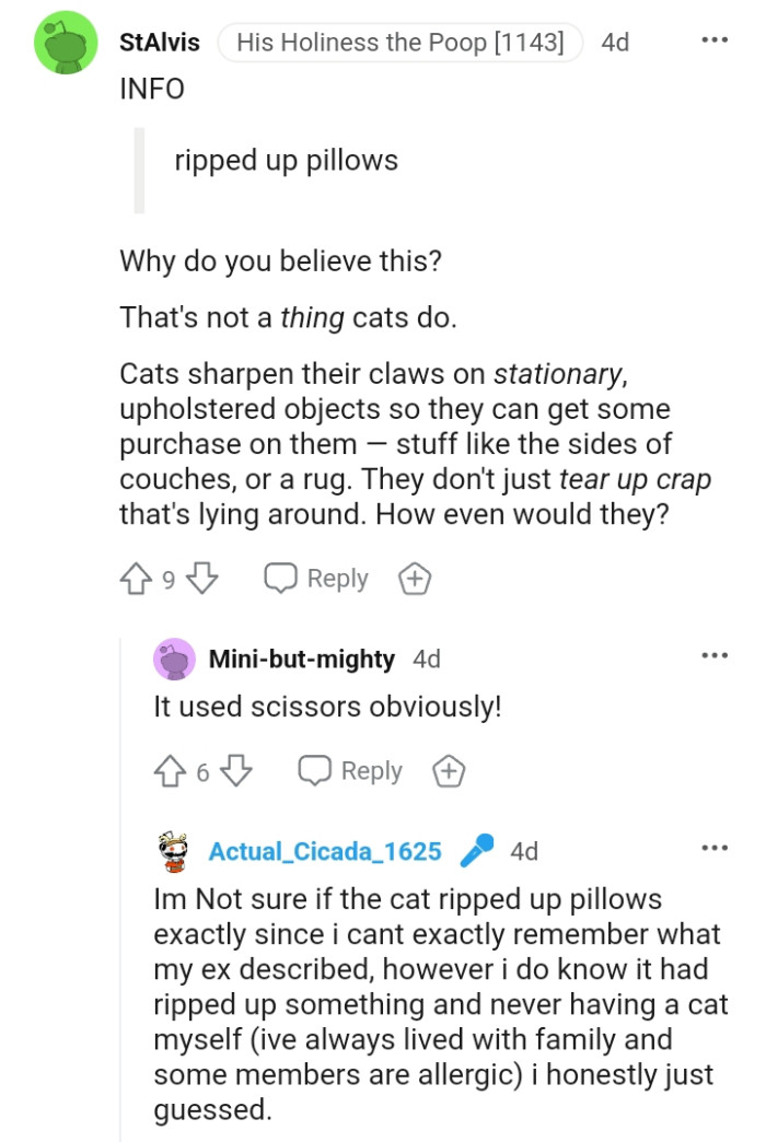 They don't just tear up crap that's lying around