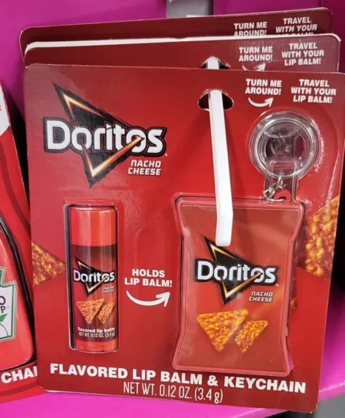 6. Why is the Doritos looking like an insecticide spray?