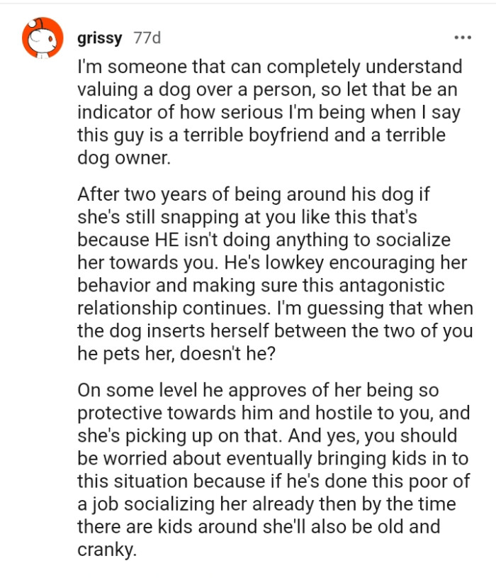 He's Not Doing Anything to Socialize Her