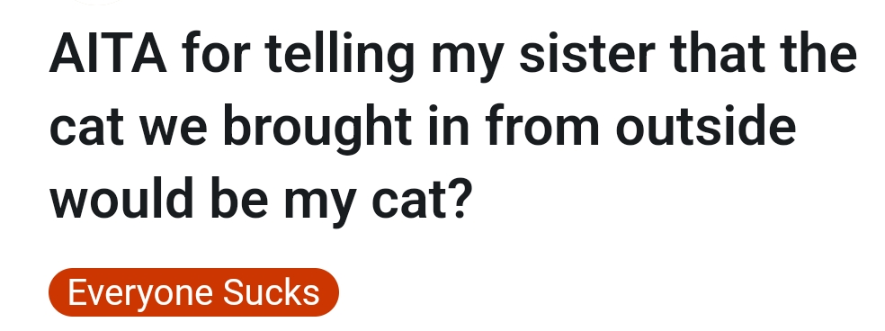 The headline