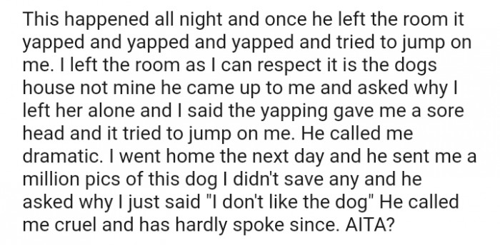 He sent me a million dog pictures