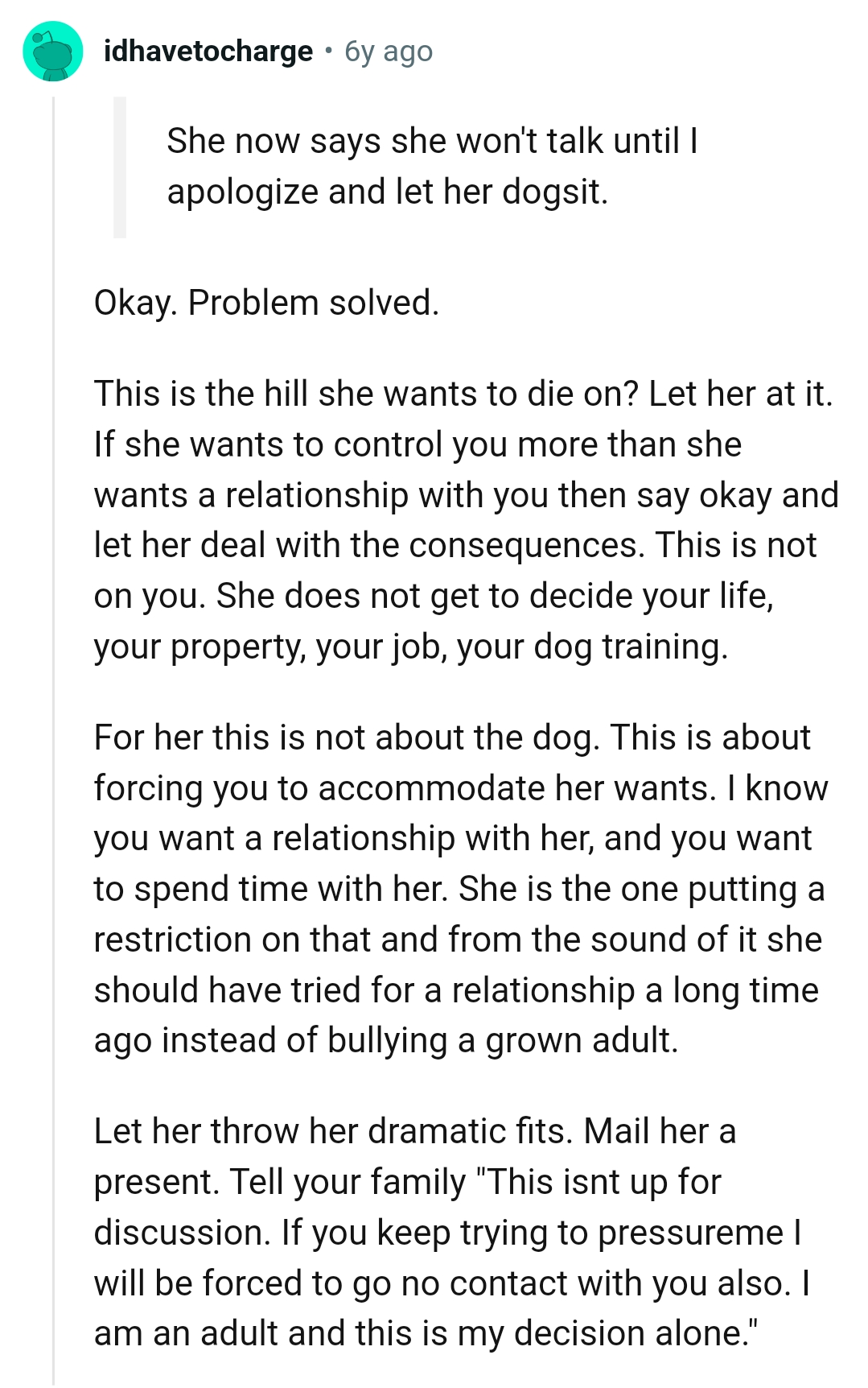 This is not on the OP.