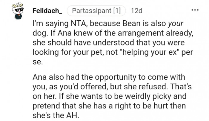 8. Pretending she has a right to be hurt