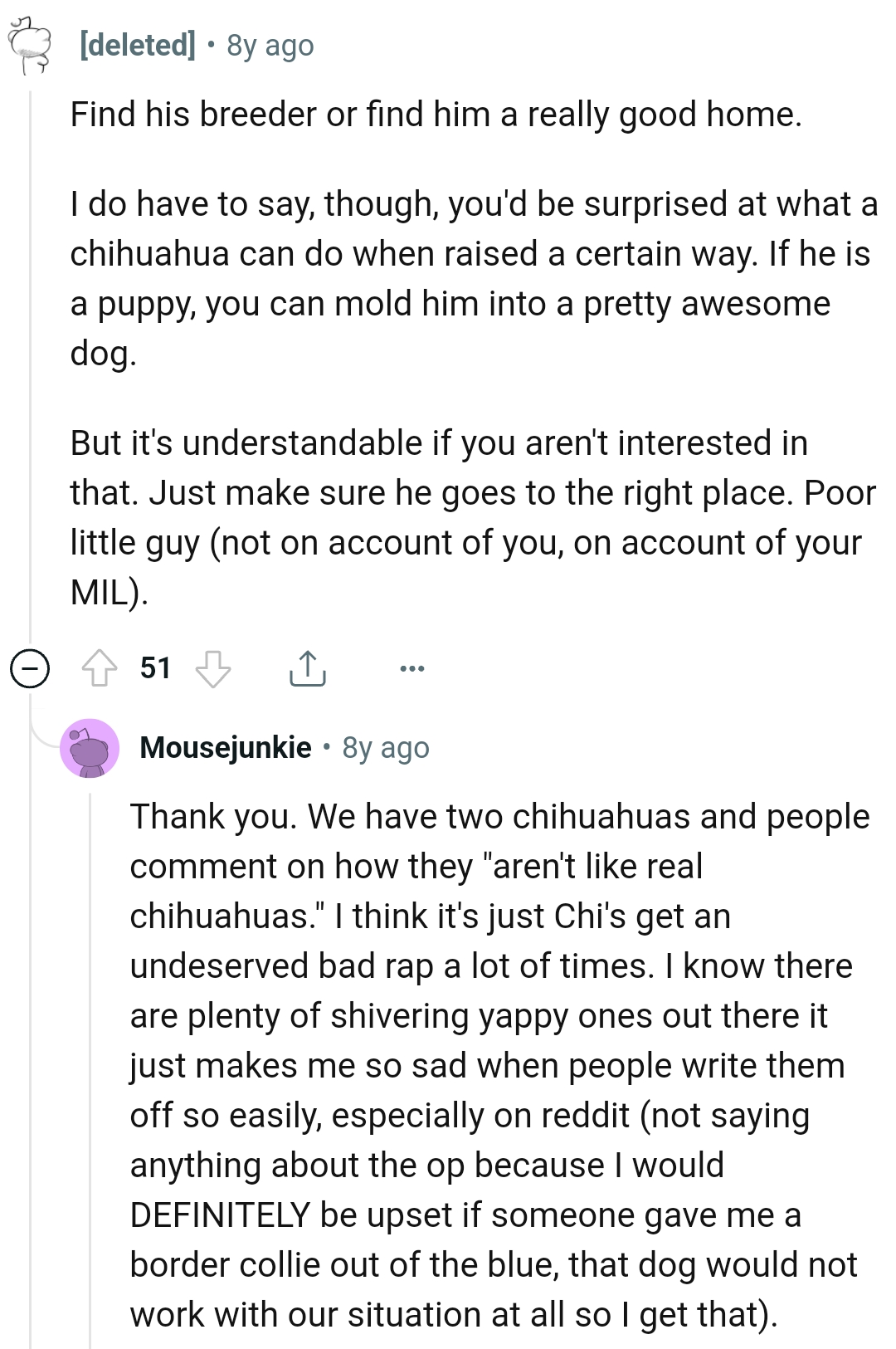 Making sure the dog goes to the right place