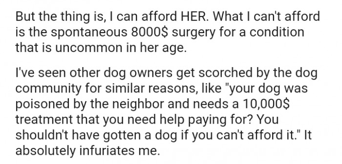 Getting scorched by the dog community