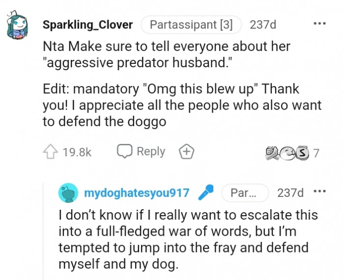 2. The aggressive predator husband