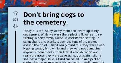 Redditor Shares An Intriguing Story Revealing Reasons You Shouldn't Bring Dogs To The Cemetery