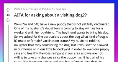 Woman Asks Questions About The Dog Her Stepdaughter Wants To Bring To The Property, But The Stepdaughter Gets Offended