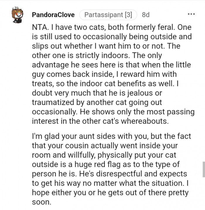 He shows only the most passing interest