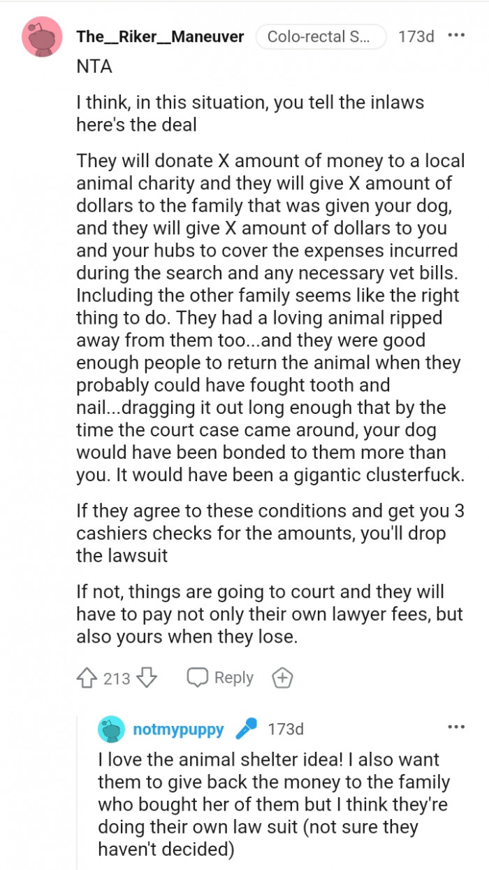 16. This redditor is breaking things down for the OP