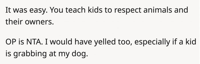 It teaches them to respect animals and keeps them from possible harm too.