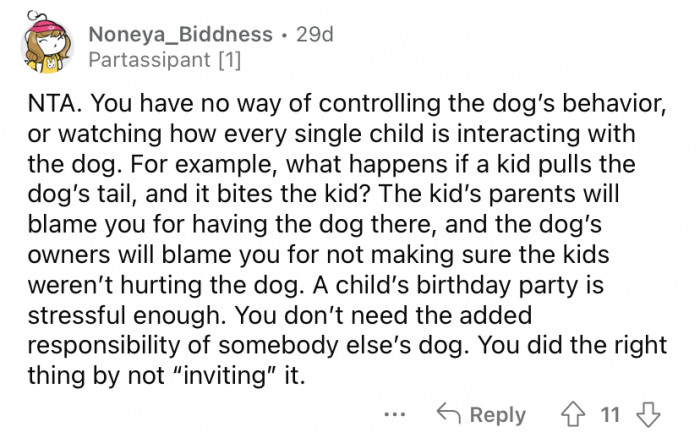 "You did the right thing."