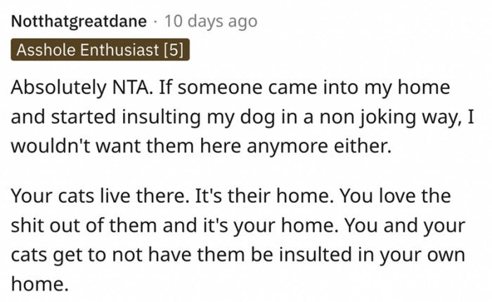 8. The Redditors Backed OP 100%