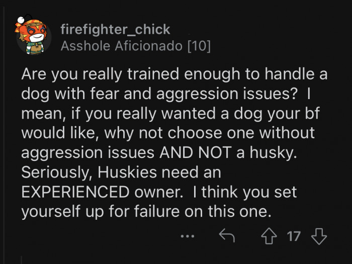 This user asked an important question that OP answered straight away: