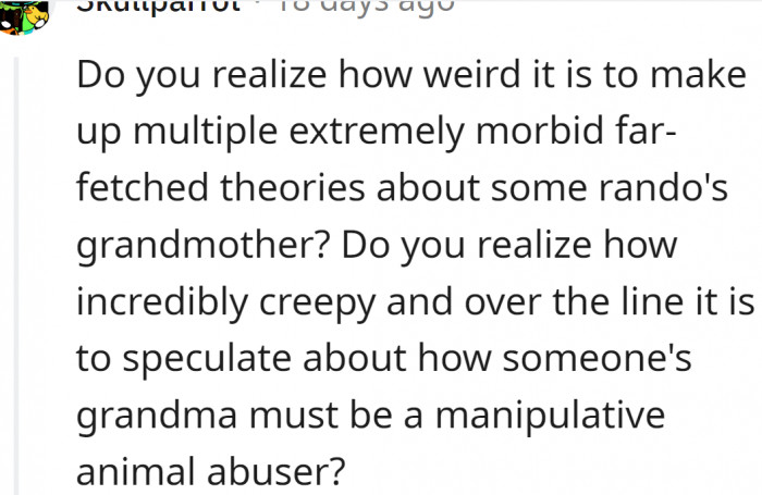 Finally, someone said it. We needed some rational thinking here: