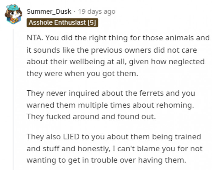 As always, the people of Reddit showed up when needed.