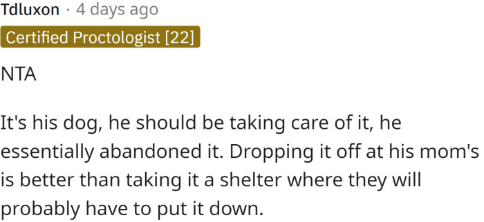 He essentially abandoned it.