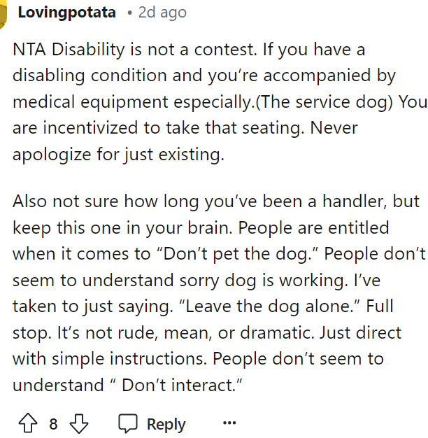 People don't really understand anything when it comes to disabilities honestly.