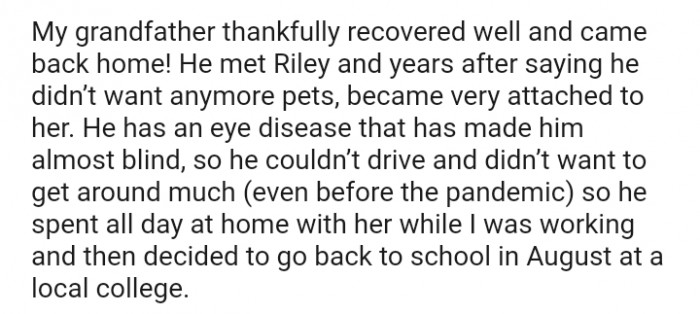 I decided to go back to school in August