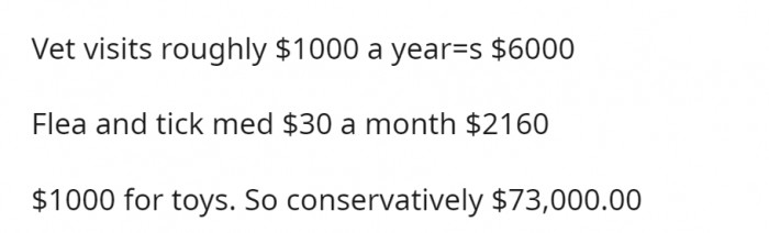 And it is a hefty sum: