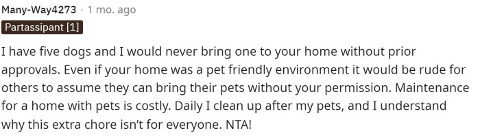 Some pet owners seem to understand this, while others just don't grasp why anyone could say no to their dog.