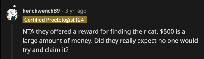 That's worth at least two weeks of groceries, and nobody would turn that down.
