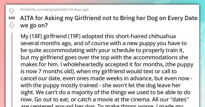 Man With Dog Allergy Is Confused On What To Do As His GF Brings Her Dog To Every One Of Their Dates