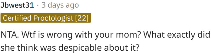 What was despicable?