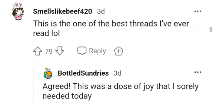 20. This is really one hilarious thread indeed