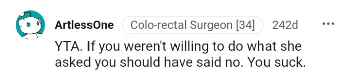 9. You should have said if you wouldn't do it