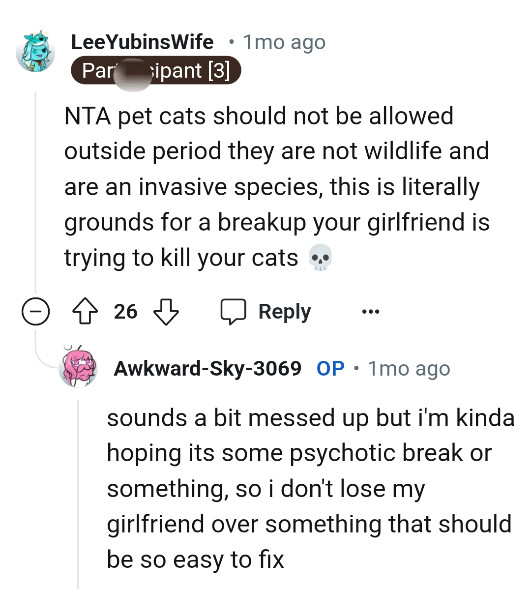 Some psychotic break