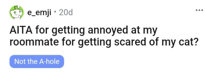 The OP kicks off her story with this headline