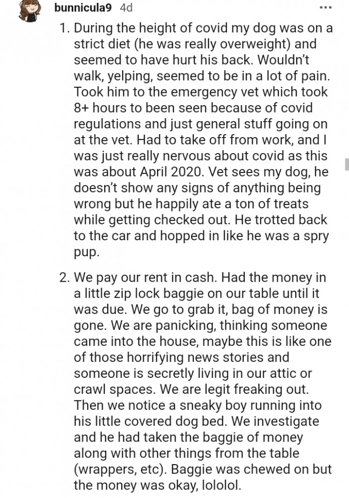 28. This Redditor has quite a story to share