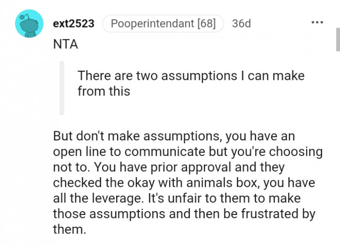6. You have an open line to communicate