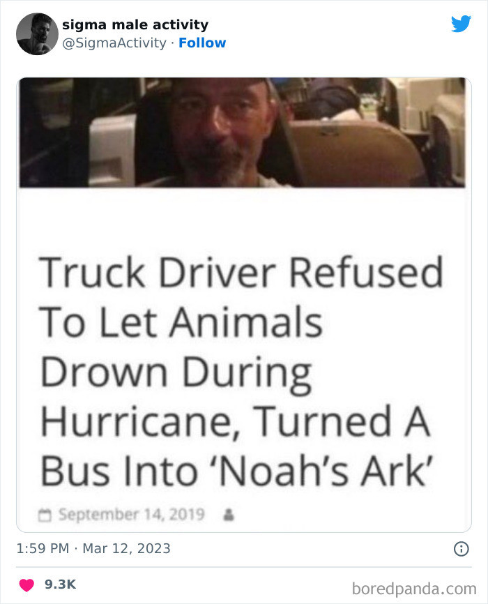 15. Not letting animals drown