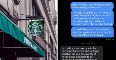Starbucks Worker Quits Job After Manager Asks Her To Reschedule Putting Her Dog Down
