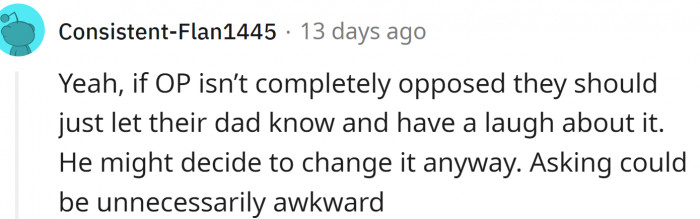 Directly asking could be awkward