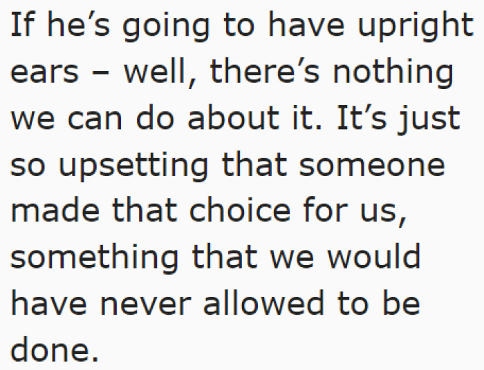 They can't do anything about it at this point. The deed has been done.