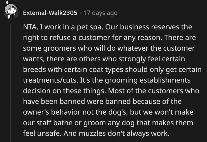 Another person who works in the same industry said that OP did the right thing.