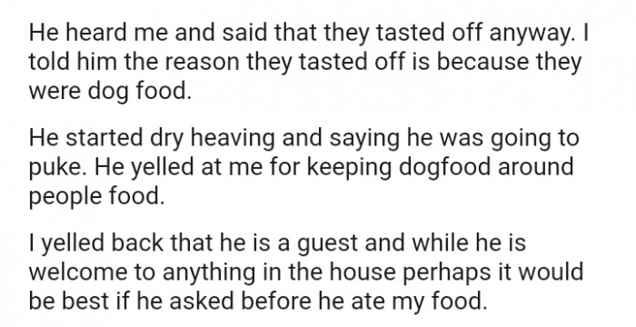 Now the BIL wants to puke after finding out