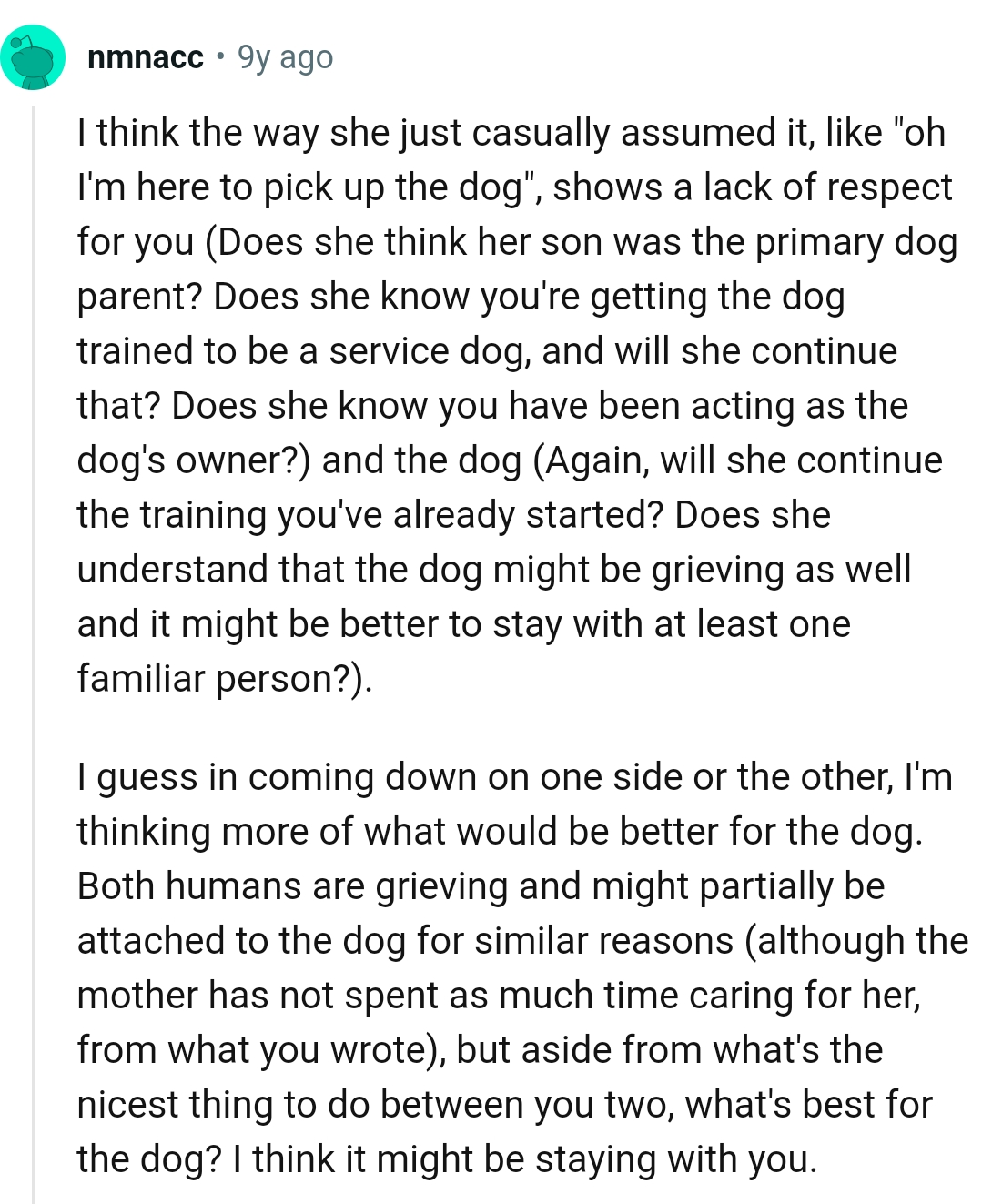 It shows a lack of respect for the OP