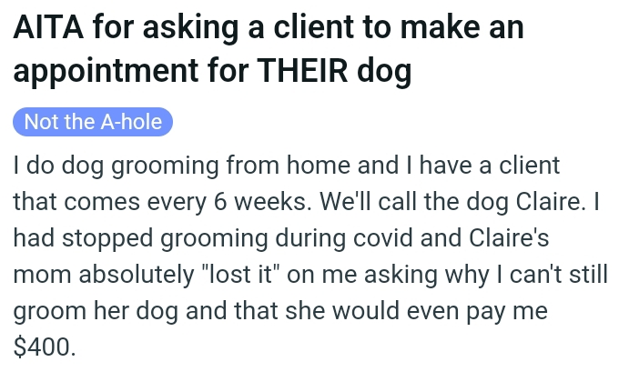 OP kicks off the story.