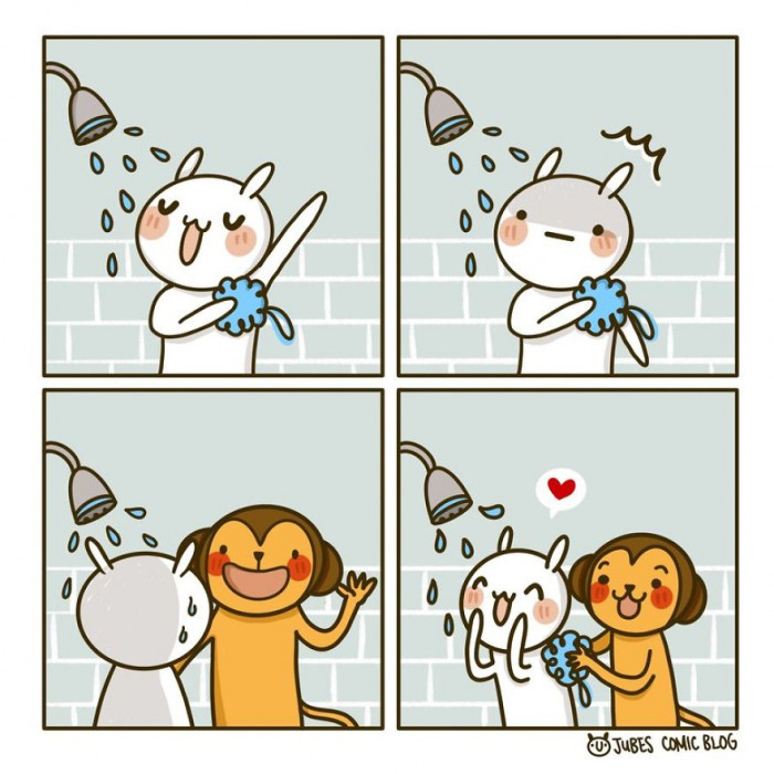 A personal back scrubber