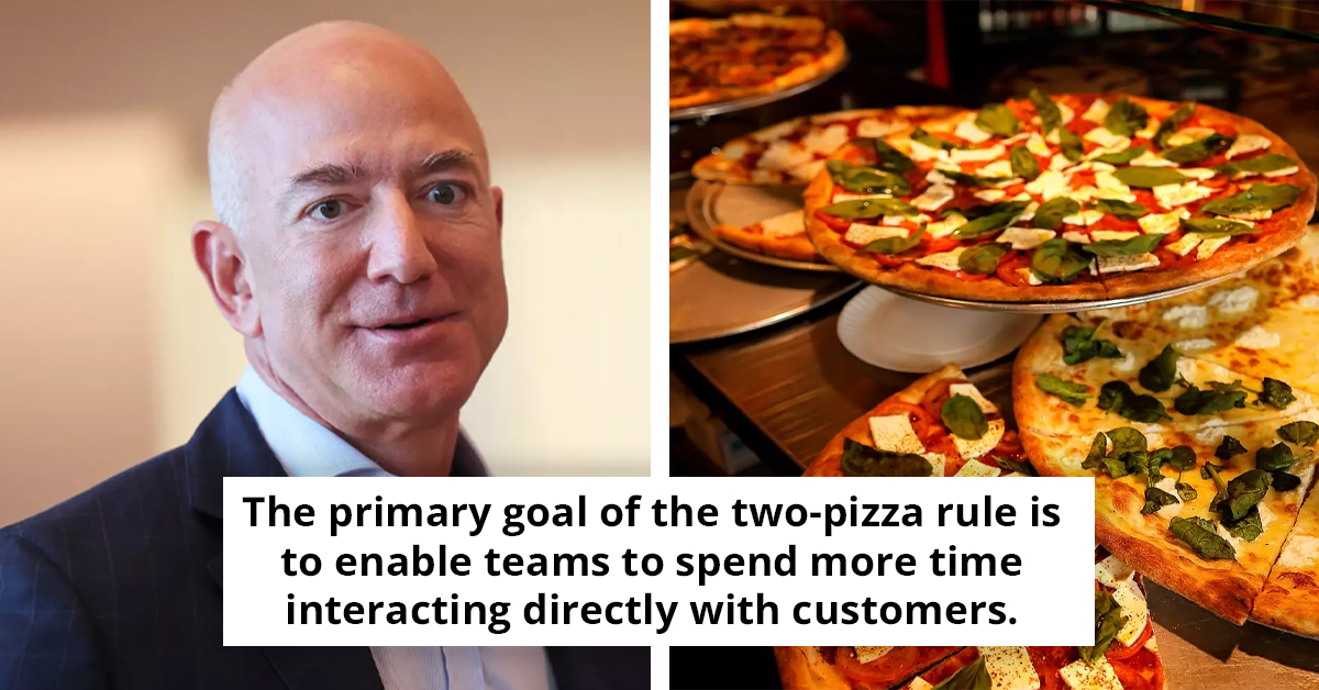 Jeff Bezos Implements Unique Two-Pizza Rule To Enhance Amazon Employees' Efficiency
